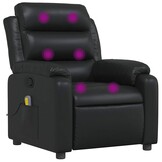 Verstelbare Massagestoel met Kunstleer & 35% Korting