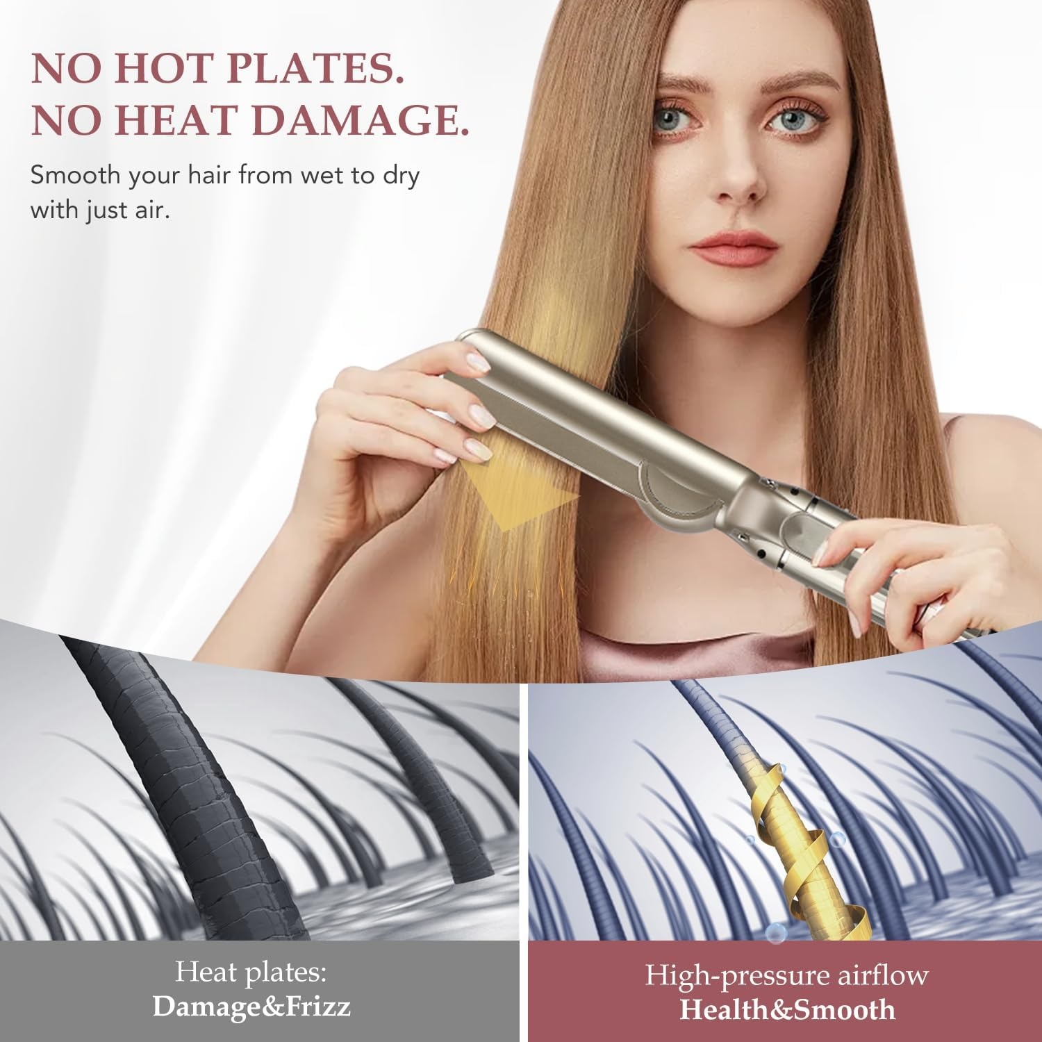 Stijltang-opzetstuk voor Shark FlexStyle, Champagne - 32% Korting!