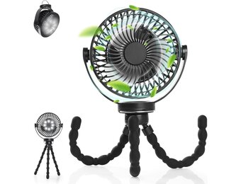Simpeak Campingventilator Zwart - 33% Korting!