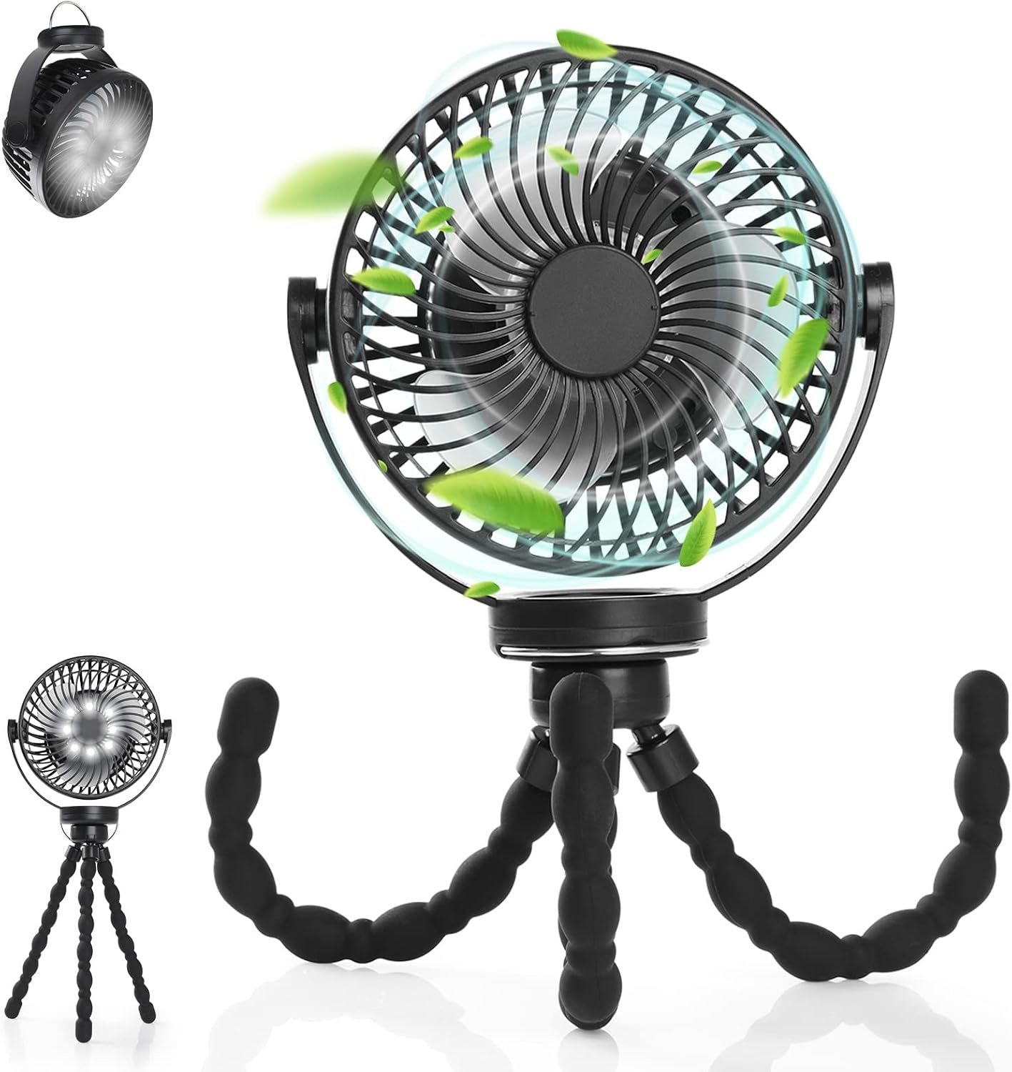 Simpeak Campingventilator Zwart - 33% Korting!