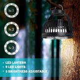 Simpeak Campingventilator Zwart - 33% Korting!