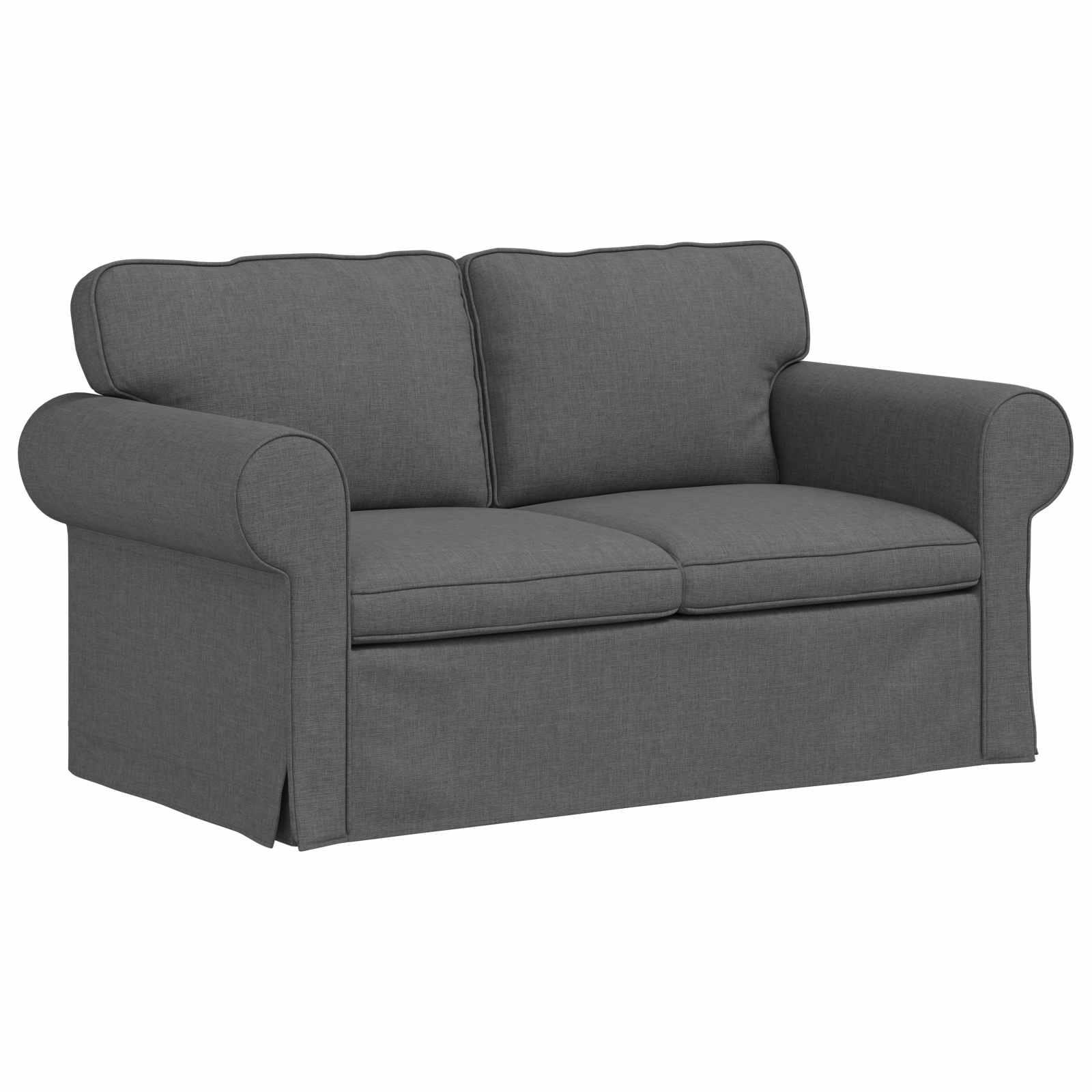 VidaXL Bank Donkergrijs Stof - 35% Korting