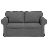 VidaXL Bank Donkergrijs Stof - 35% Korting