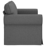 VidaXL Bank Donkergrijs Stof - 35% Korting