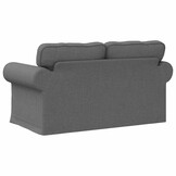 VidaXL Bank Donkergrijs Stof - 35% Korting