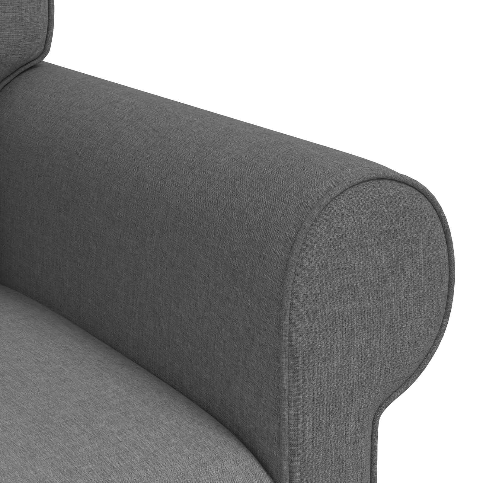 VidaXL Bank Donkergrijs Stof - 35% Korting