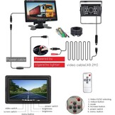 Achteruitrijcamera Set 7" HD LCD met 54% Korting