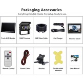 Achteruitrijcamera Set 7" HD LCD met 54% Korting