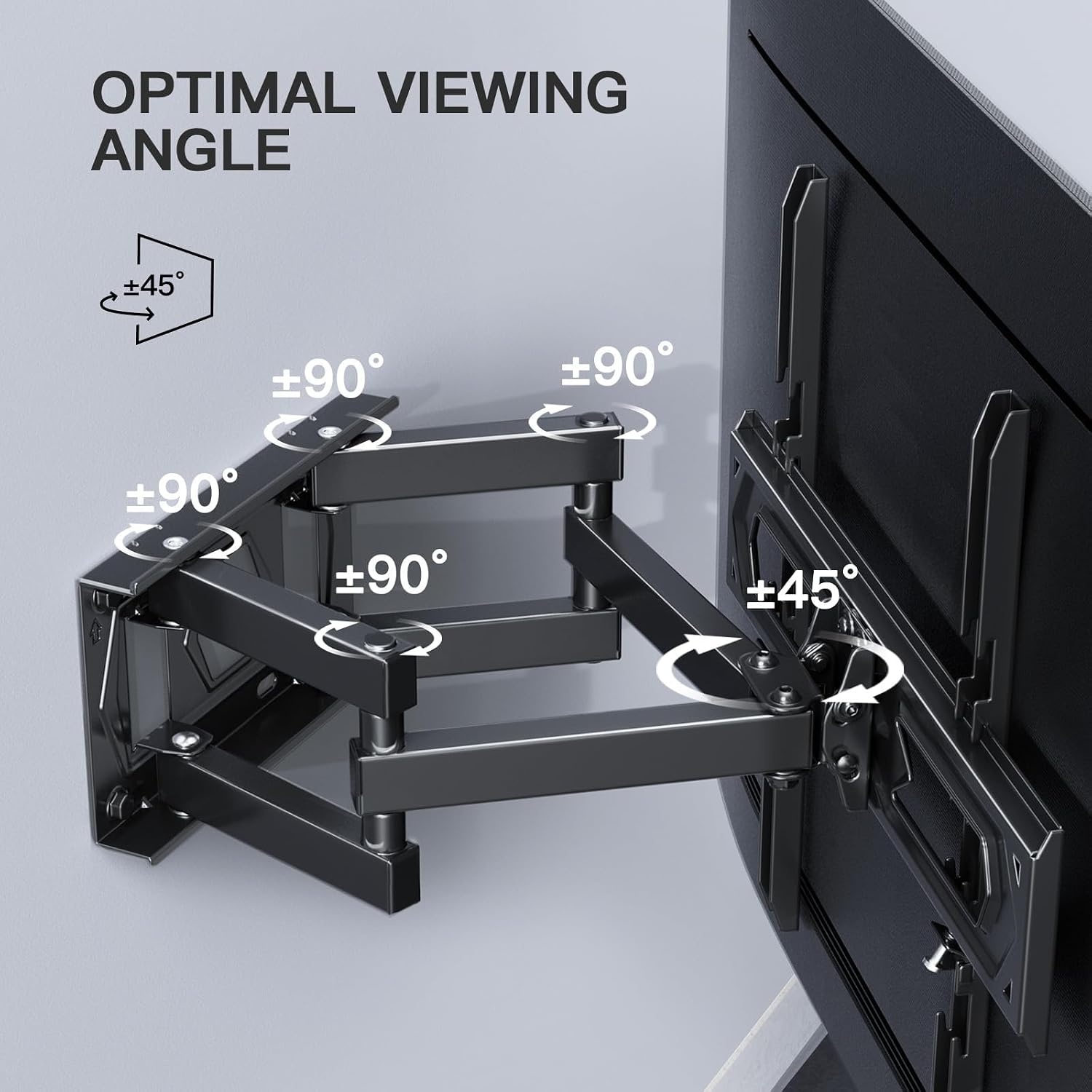 PERLESMITH TV Muurbeugel Draaibaar 26-70 inch | 33% Korting