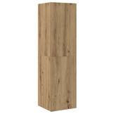VidaXL TV-meubel 30.5x30x110 cm Bewerkt Hout Artisanaal Eikenkleur met 54% Korting