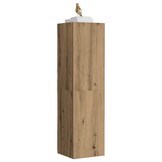 VidaXL TV-meubel 30.5x30x110 cm Bewerkt Hout Artisanaal Eikenkleur met 54% Korting