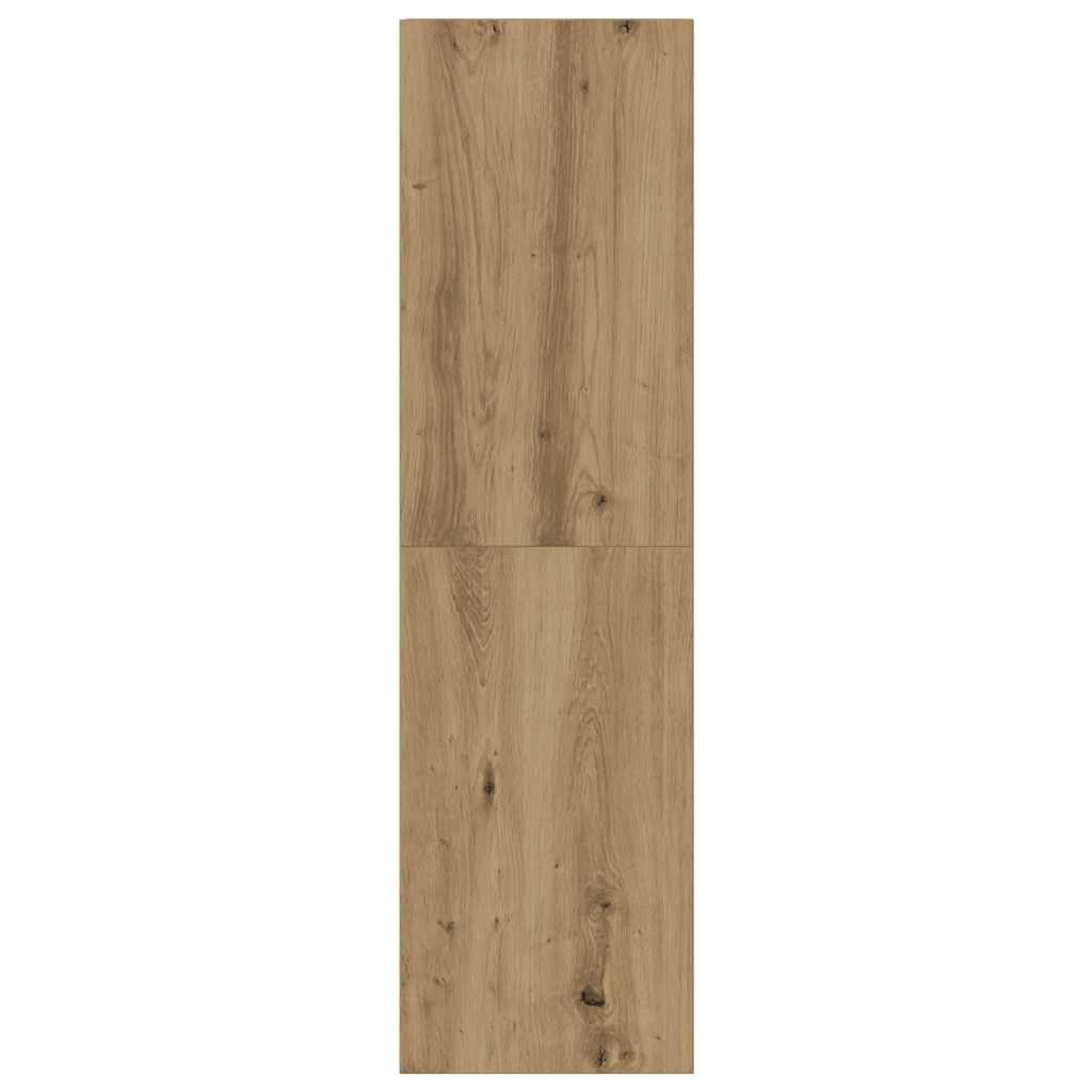 VidaXL TV-meubel 30.5x30x110 cm Bewerkt Hout Artisanaal Eikenkleur met 54% Korting
