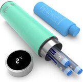 DISONCARE Insuline Koeltas met Temperatuurdisplay - Compacte Medicijnkoeler - Cyaan