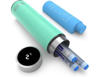 DISONCARE Insuline Koeltas met Temperatuurdisplay - Compacte Medicijnkoeler - Cyaan