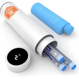 DISONCARE Insuline Koeltas met Temperatuurdisplay - Compacte Medicijnkoeler - Cyaan
