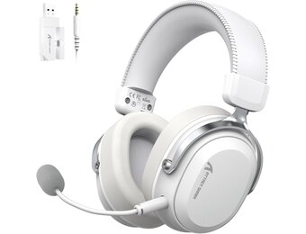 ATTACK SHARK L30PRO Draadloze Gaming Headset, 7.1 Surround,EQ Modi, Wit