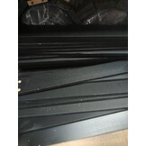 vidaXL Tuinstoelen 2 st met kussens massief grenenhout zwart