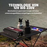 Omvormer Auto 12V naar 230V - 700W met USB & Stopcontact - 33% Korting!