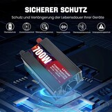 Omvormer Auto 12V naar 230V - 700W met USB & Stopcontact - 33% Korting!