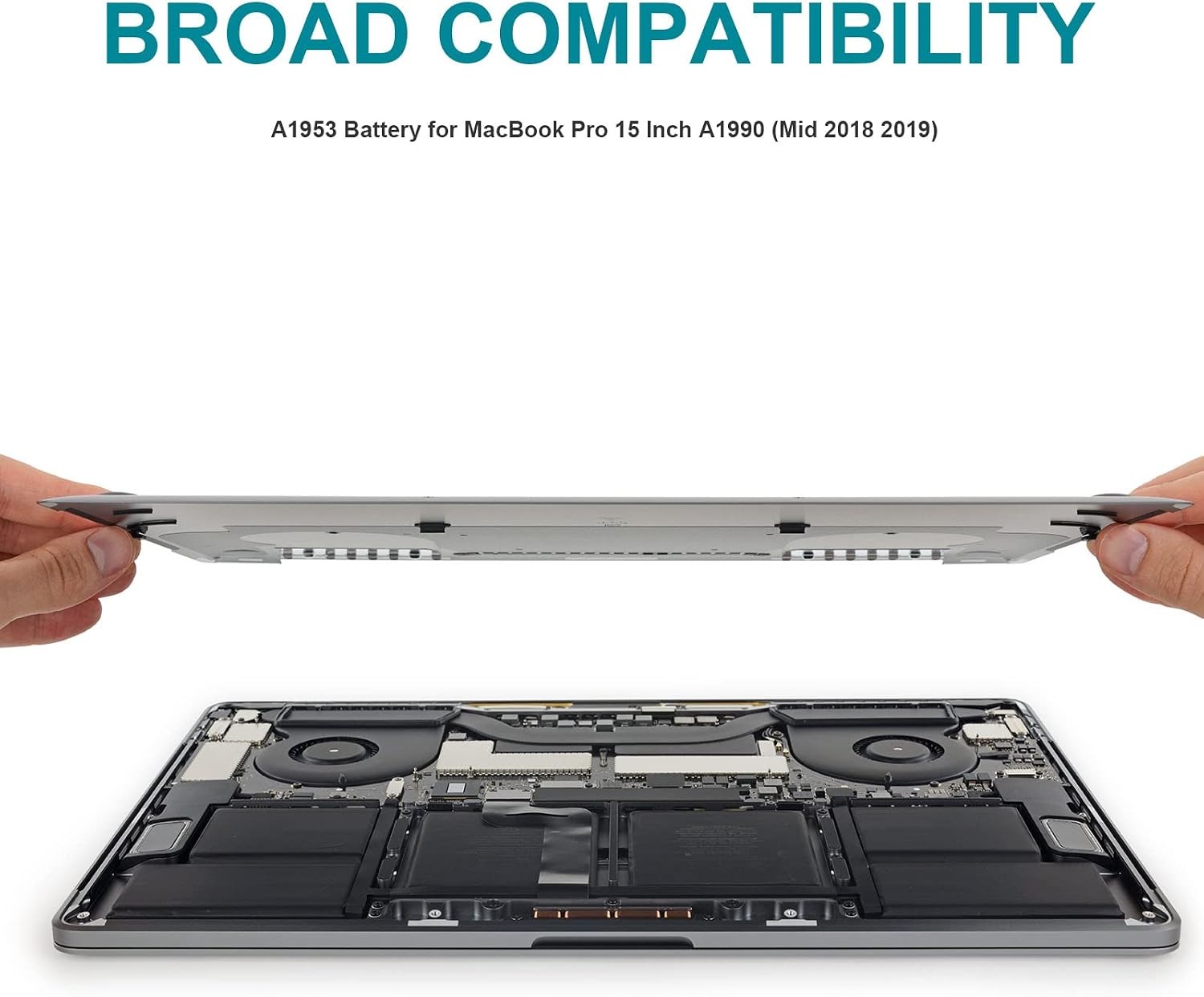 Laptop Accu MacBook Pro 15" A1990 (Mid 2018-2019) | 83.6Wh A1953 | 53% Korting