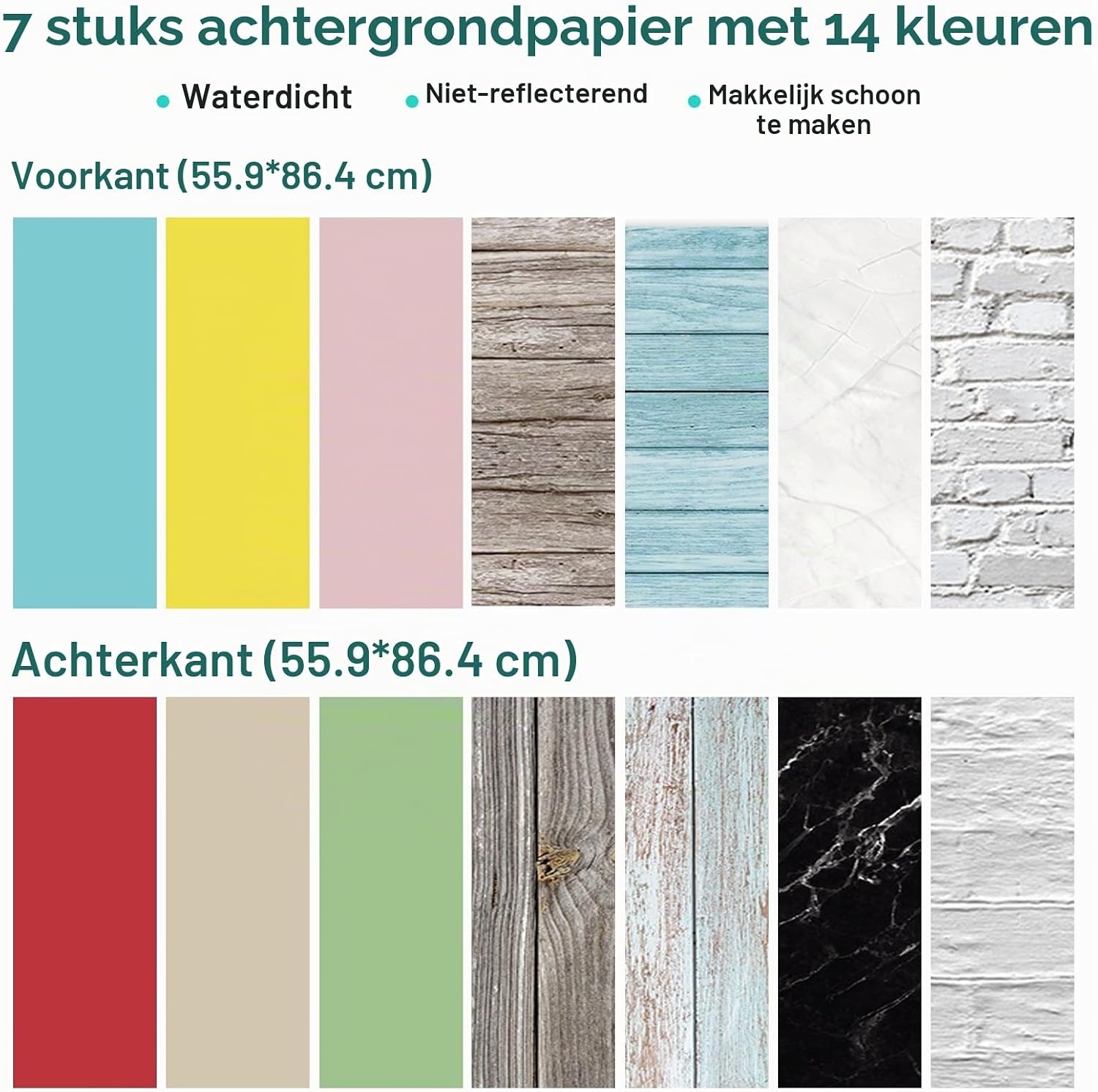 Fotografie Achtergrondset Desktop - 34% Korting
