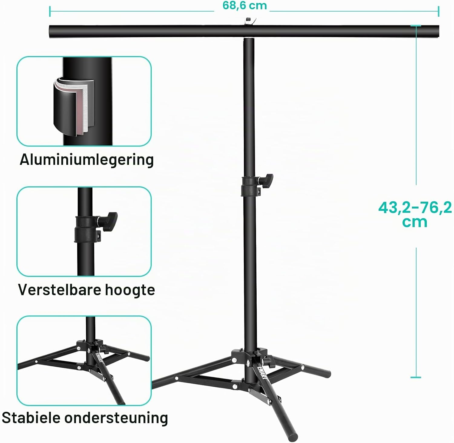 Fotografie Achtergrondset Desktop - 34% Korting