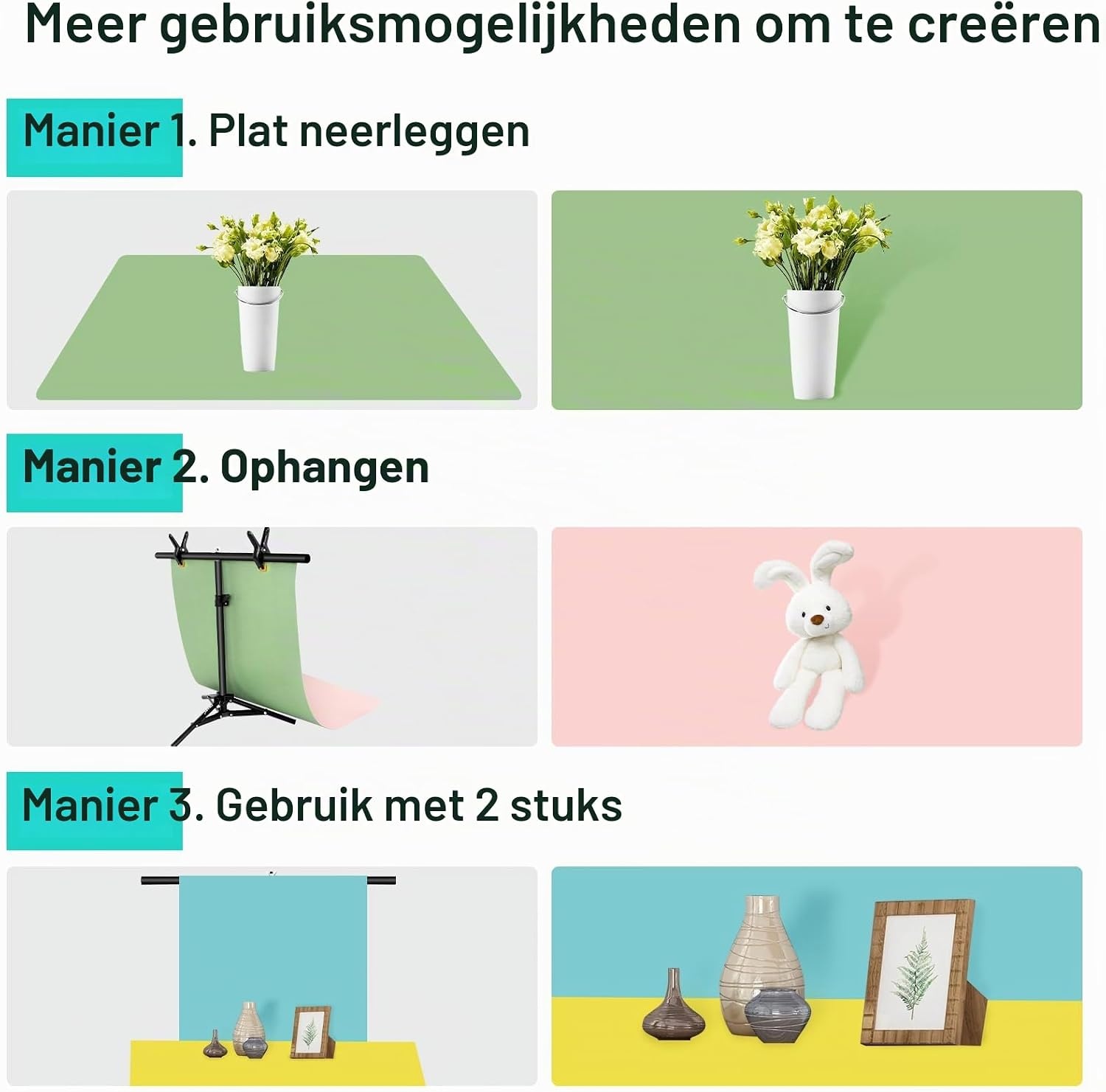 Fotografie Achtergrondset Desktop - 34% Korting