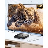 Mini DVD Speler Regiovrij 1080P HD | Zwart | Compact 15x13x3 cm | 33% Korting