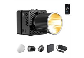 LED Videolamp 65W 2500-6500K met Batterij & APP-bediening - 34% Korting