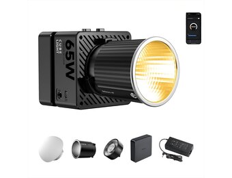 LED Videolamp 65W 2500-6500K met Batterij & APP-bediening - 34% Korting