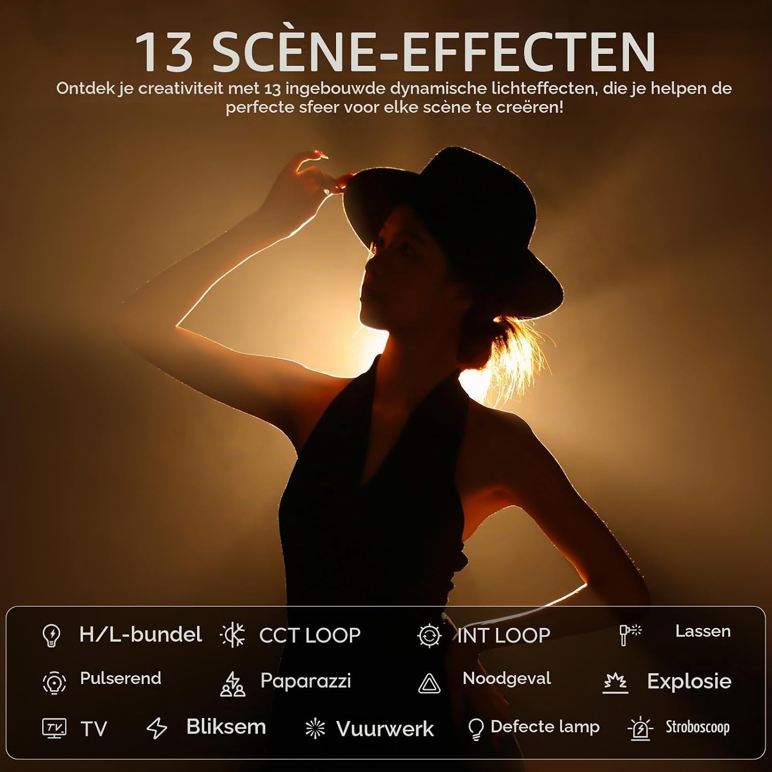 LED Videolamp 65W 2500-6500K met Batterij & APP-bediening - 34% Korting