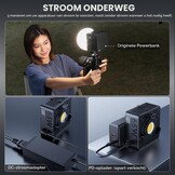LED Videolamp 65W 2500-6500K met Batterij & APP-bediening - 34% Korting