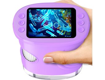Digitale Kinder Microscoop Paars | 200x Vergroting | 1080P HD | 33% Korting