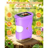 Digitale Kinder Microscoop Paars | 200x Vergroting | 1080P HD | 33% Korting