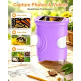 Digitale Kinder Microscoop Paars | 200x Vergroting | 1080P HD | 33% Korting