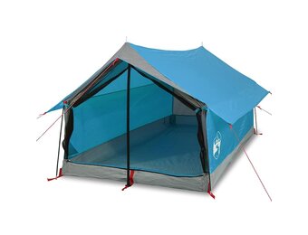 VidaXL Tent 2-persoons Waterdicht Blauw - 34% Korting