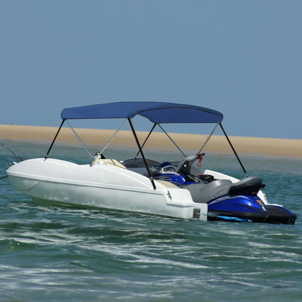 VidaXL Biminitop Boot Tarp 150x120x110 cm Marineblauw - 34% Korting