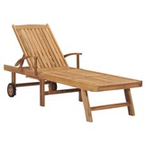 Teakhouten Ligbed met 4 standen - 35% Korting