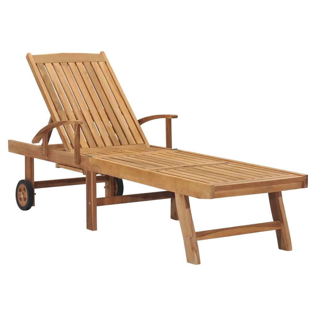 Teakhouten Ligbed met 4 standen - 35% Korting