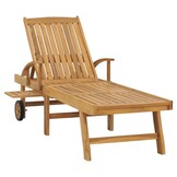 Teakhouten Ligbed met 4 standen - 35% Korting