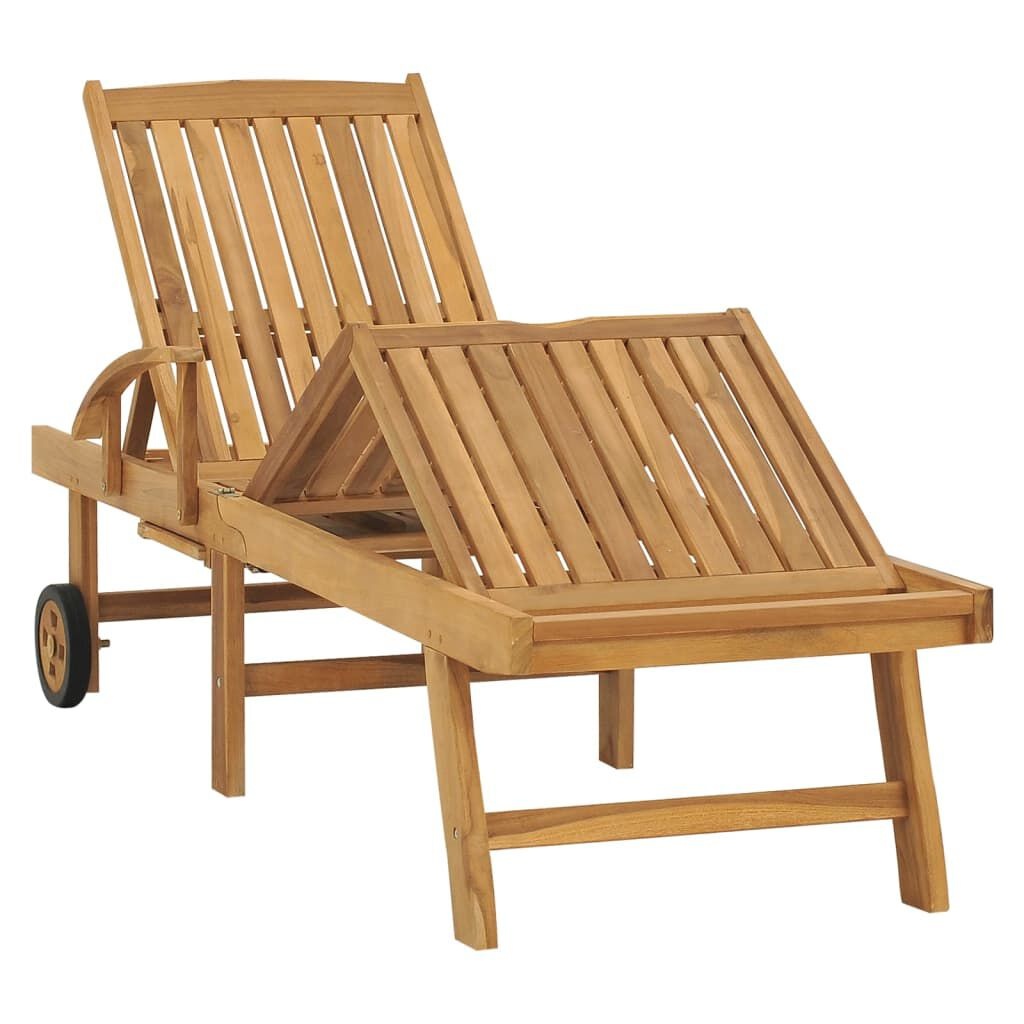 Teakhouten Ligbed met 4 standen - 35% Korting