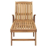 Teakhouten Ligbed met 4 standen - 35% Korting