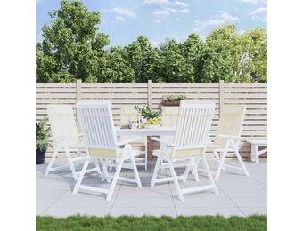 vidaXL Stoelkussens 6 st Hoge Rug Oxford Crème 34% Korting