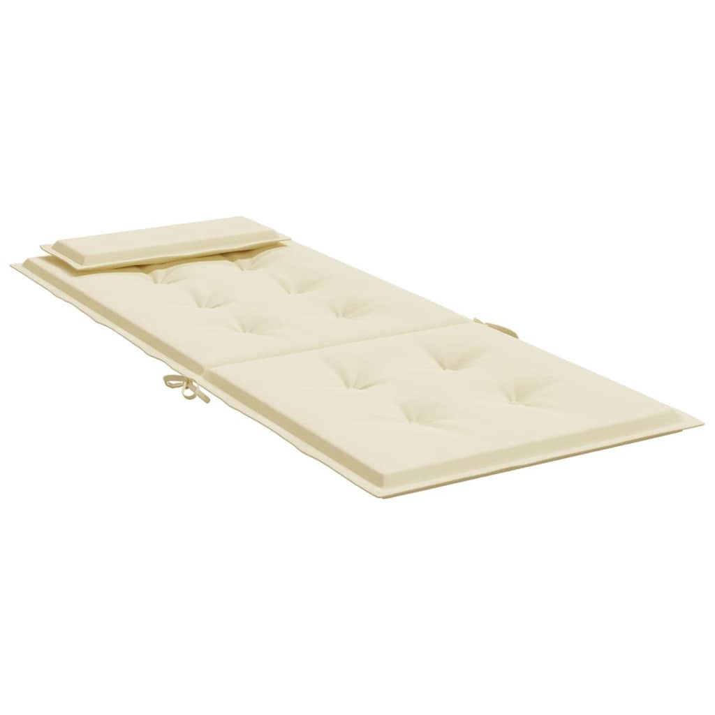 vidaXL Stoelkussens 6 st Hoge Rug Oxford Crème 34% Korting