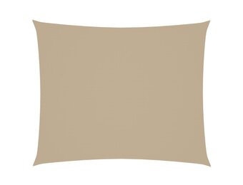 Rechthoekig zonnescherm 4x6m beige met 34% korting