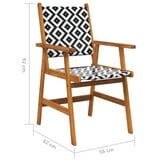 vidaXL Tuinstoelen (2 stuks) Massief Acaciahout - 34% Korting
