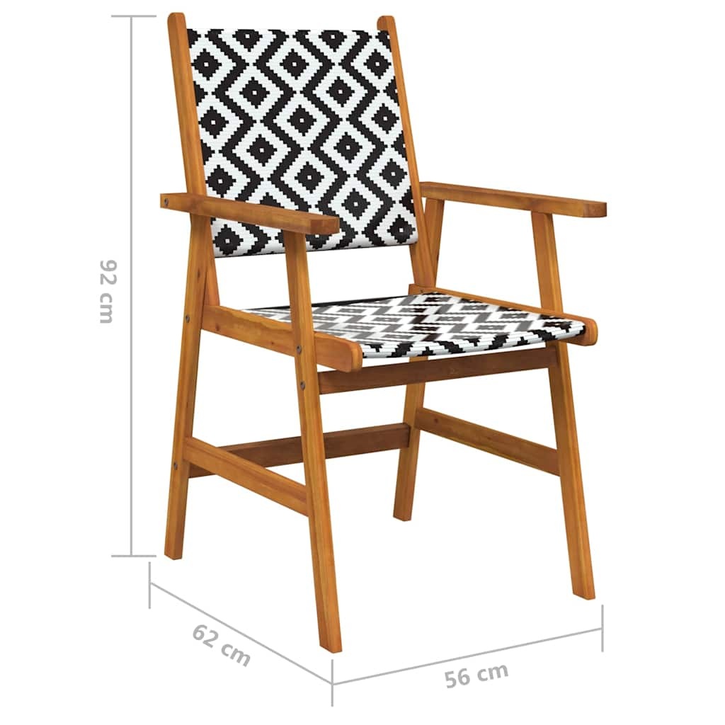 vidaXL Tuinstoelen (2 stuks) Massief Acaciahout - 34% Korting