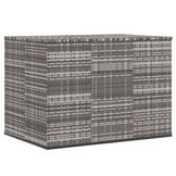 vidaXL Tuinbox 145x100x103 cm Polyetheen Rattan Grijs - 35% Korting