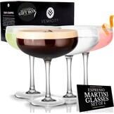 Elegante Cocktailglazen Set van 4 - Handgemaakt Kristal (34% Korting)