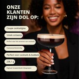Elegante Cocktailglazen Set van 4 - Handgemaakt Kristal (34% Korting)